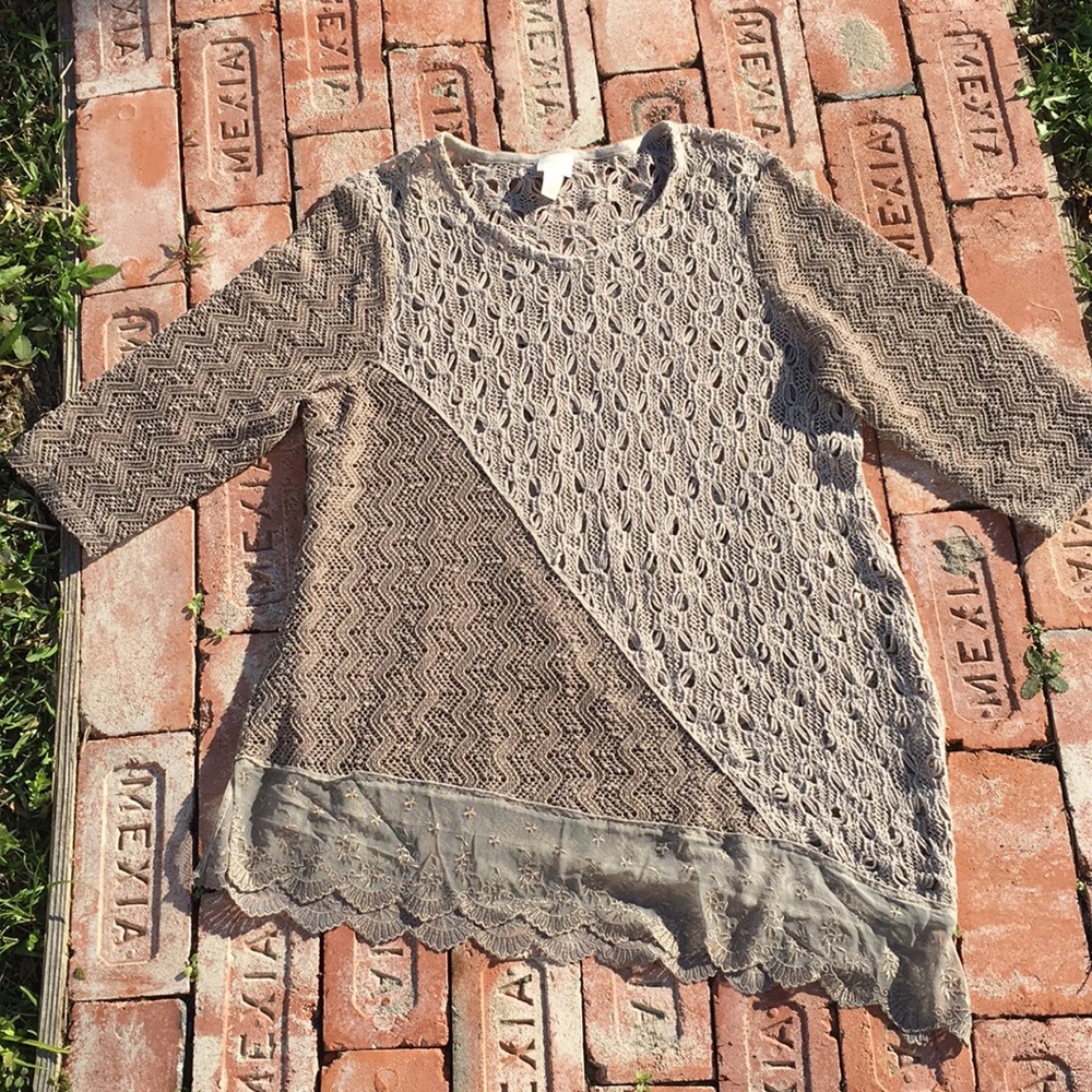 Sequined light sweater from Chico’s